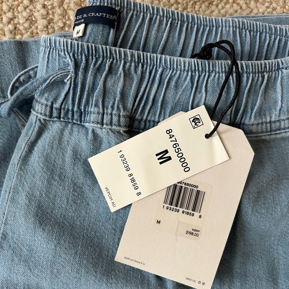 NWT Free People Levi’s Made & Crafted Moroccan Jogger Denim Pant Leisure Wash - Picture 16 of 16